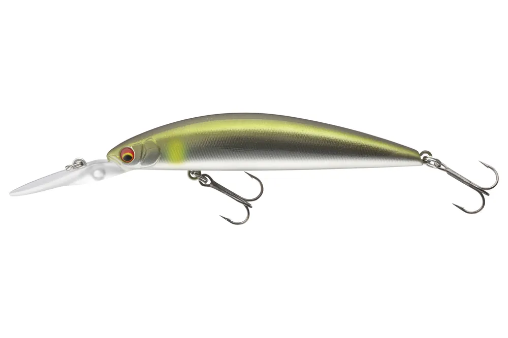 Nieuw Daiwa Tournament Current Master 93F-DR green flash ghost, 9.3cm, 12.0g wobbler
