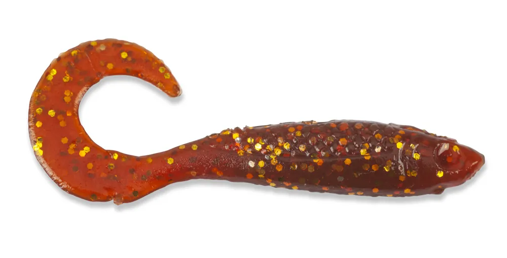Populair IRON CLAW Drop Stuff Grub Tail MG 4,5cm / 17db gumihal