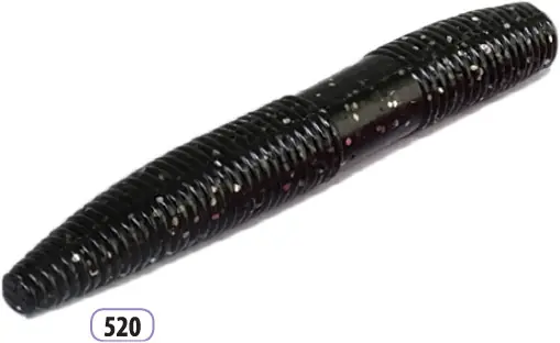 Trabucco Slurp Bait Fat Trout Worm black glitter 10db Koopje