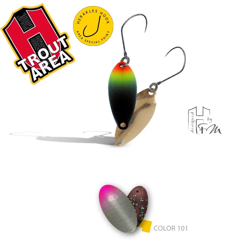 Weekendaanbieding Herakles Area Spoon K1 1.8g Color 101 támolygó kanál