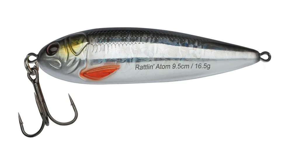 Favoriet Abu Garcia Rattlin Atom 9.5cm/16.5g Silver Roach támolygó villantó