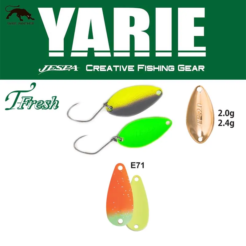 Yarie Jespa Yarie 708T T-Fresh 2.4g E71 Ag Carrot támolygó villantó Veilige Betaling