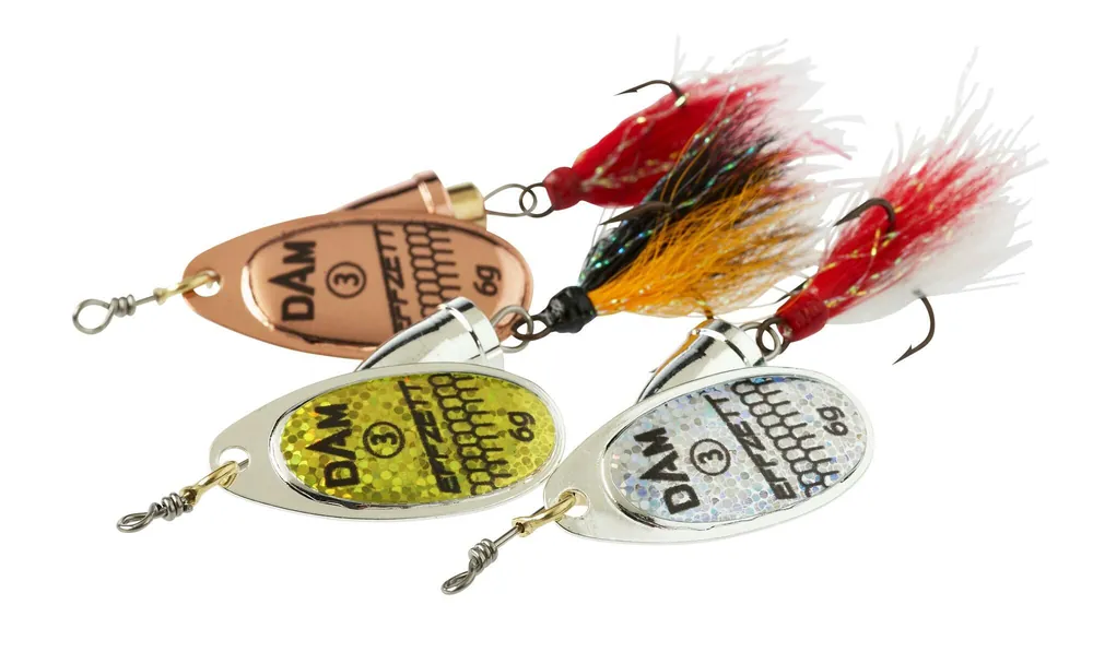 Lage Kosten DAM EXECUTOR DRESSED SPINNER 3 6G S RF RED körforgó villantó