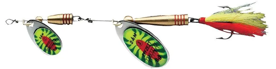 Meest Verkocht DAM EFFZETT TANDEM SPINNER 3 AND 5 20G S STRIPE körforgó villantó