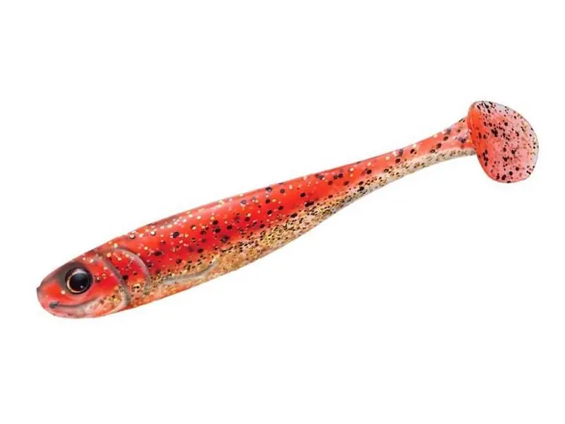 Laatste Kans Major Craft Stabi Shad Slim 5" 12.7cm 13.4g 003 Orange Gold