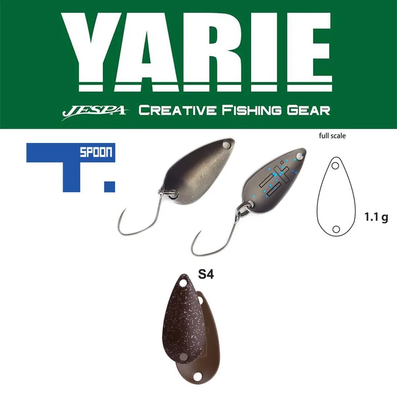 Aanbieding Yarie Jespa Yarie 706 T-Spoon 1.1g S4marron Squash támolygó villantó