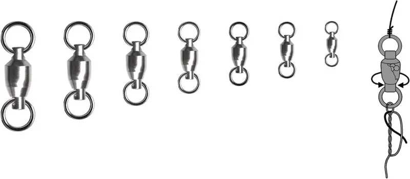 Laatste Kans Trabucco Bb Swivel Solid Ring 6db 01, forgó