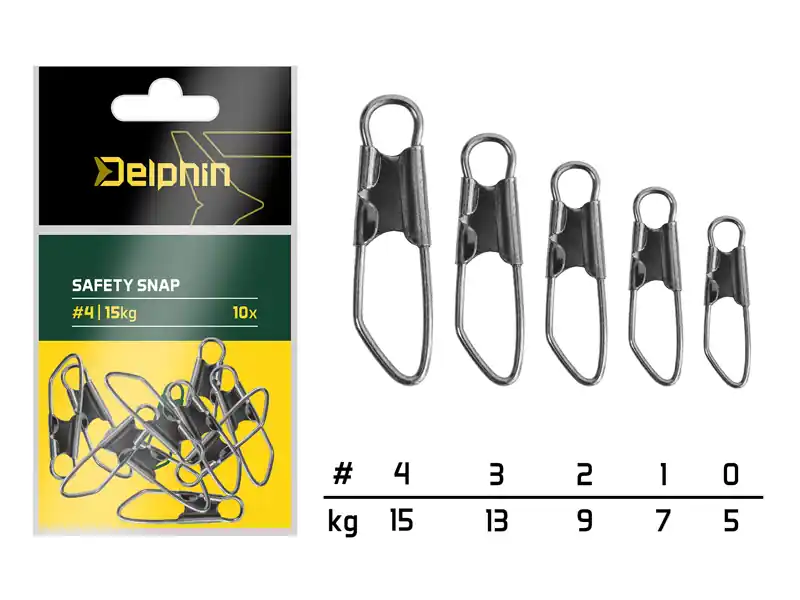 Delphin Biztonsági kapocs / 10db ( 2/9kg) Weekendaanbieding