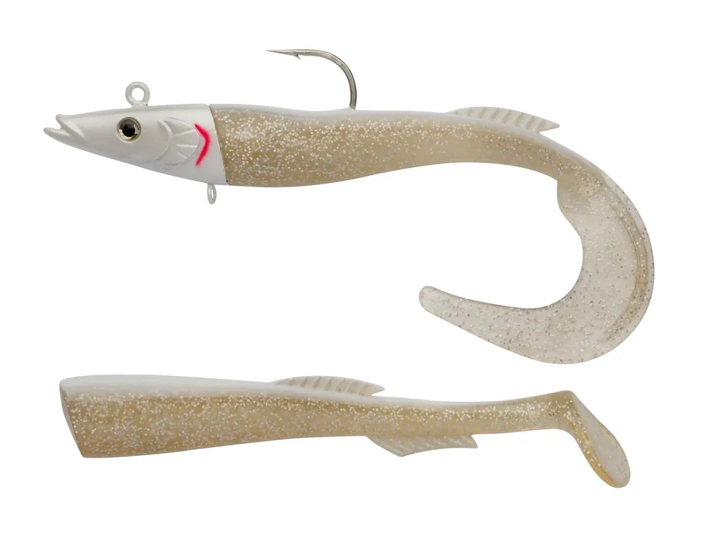Meest Verkocht Berkley PowerBait Power Sandeel 15cm - 20g Snow White gumihal