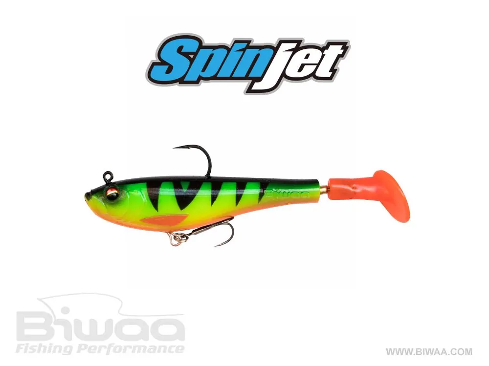Merkproduct Biwaa Spinjet 6" 15cm 43g 12 Fire Tiger gumihal