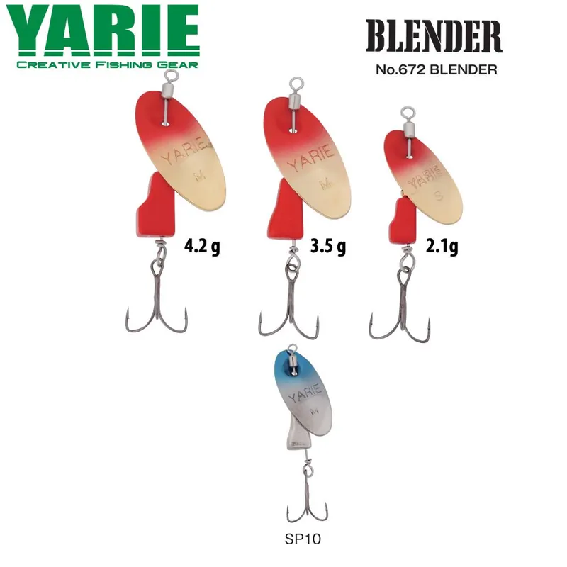 Gereduceerde Prijs Yarie Jespa Körforgó Yarie 672 Blender 4.2g Sp10 Blue Silver