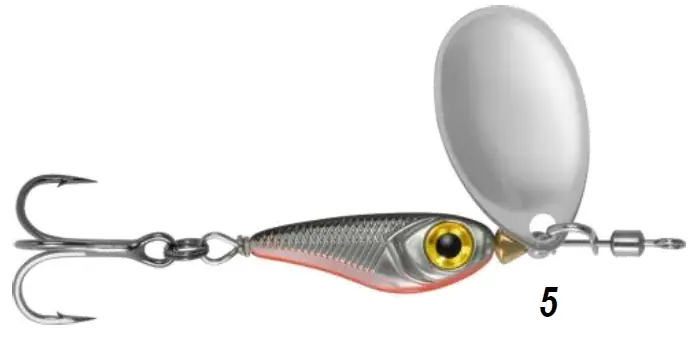 Rapture Crazy Spinner Minnow 5g 5 Gratis Retour