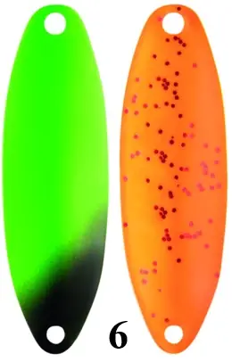 Rapture Area Spoon Greil 3,6g 37,5mm 6 kanál támolygó villantó Gratis Retour