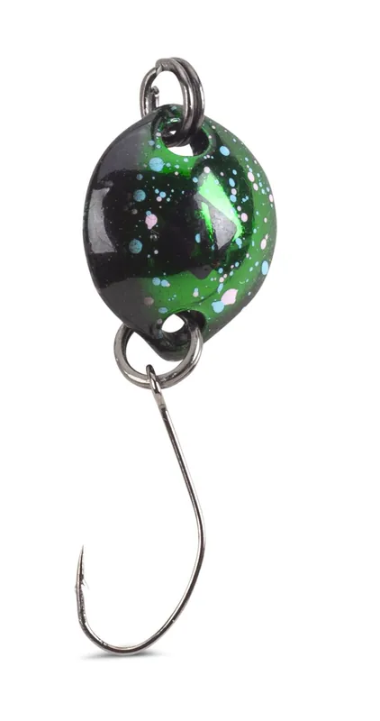 Tijdelijk Beschikbaar Iron Trout Button Spoon támolygó villantó SGB 1,8g