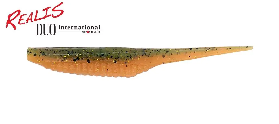 Koopje Duo Realis Versa Pintail 3" 7.6cm F083 Watermelon Orange Gold gumihal