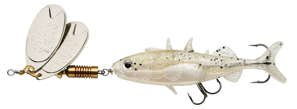 Abu Garcia FA Stickle Spinner 10cm/22gr Salt and Pepper körforgó villantó Nieuw