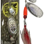Pezon & Michel Körforgó villantó Buck Pike Tandem 27g Full Silver Seizoensaanbieding