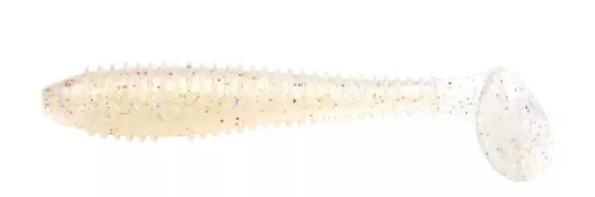 Keitech Swing Impact FAT 4,3" / 529T - Crystal Flash gumihal Populair