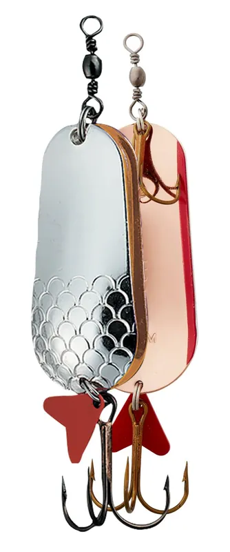 Direct Beschikbaar DAM TWIN SPOON 3.2CM 6G S SILVER/COPPER támolygó villantó