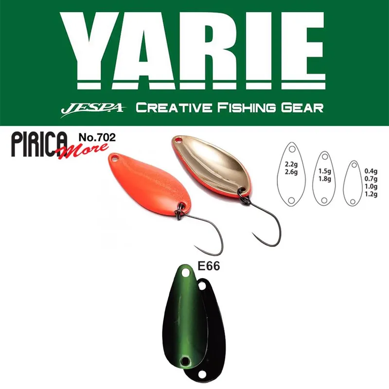 Yarie Jespa Yarie 702 Pirica More 2.2g E66 Fits Green támolygó villantó Korting