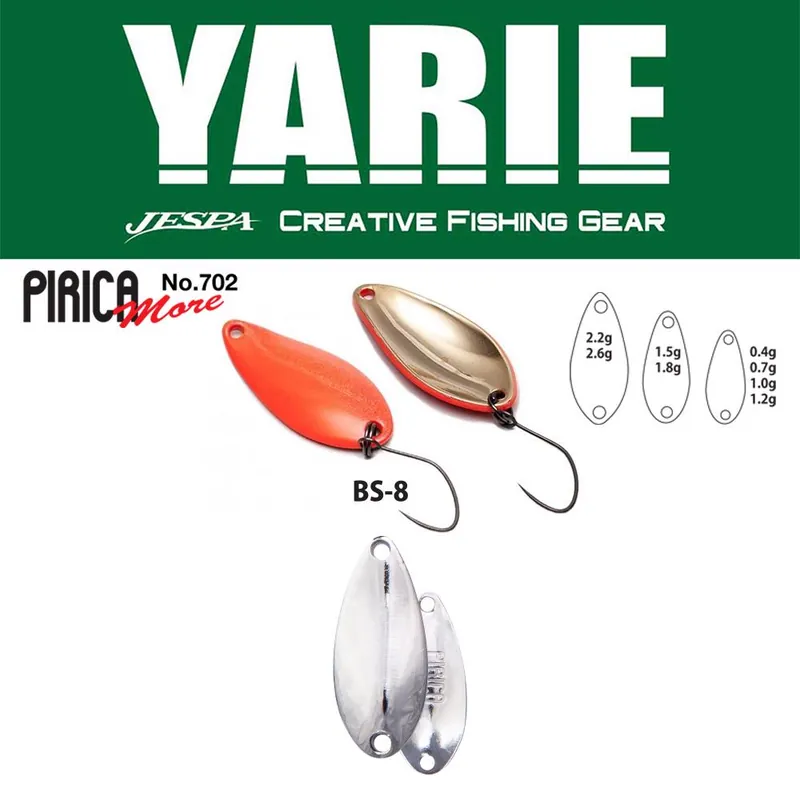 Yarie Jespa Yarie 702 Pirica More 2.2g Bs-8 Silver támolygó villantó Gecertificeerd