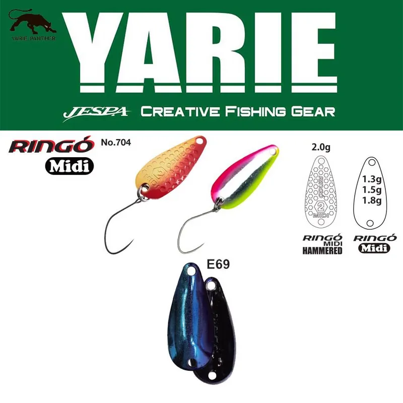 Yarie Jespa Yarie 704 Ringo Midi 1.8g E69 Fire Blue Alleen Vandaag