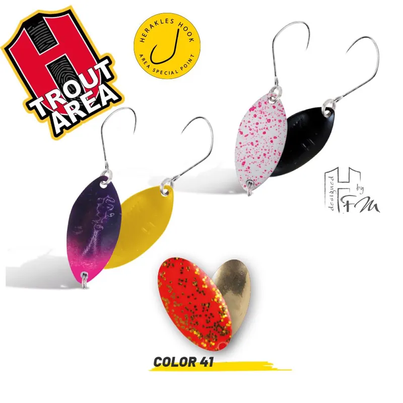 Premium Herakles Area Spoon Sbam 1.3g Color 41 Electric Orange támolygó villantó