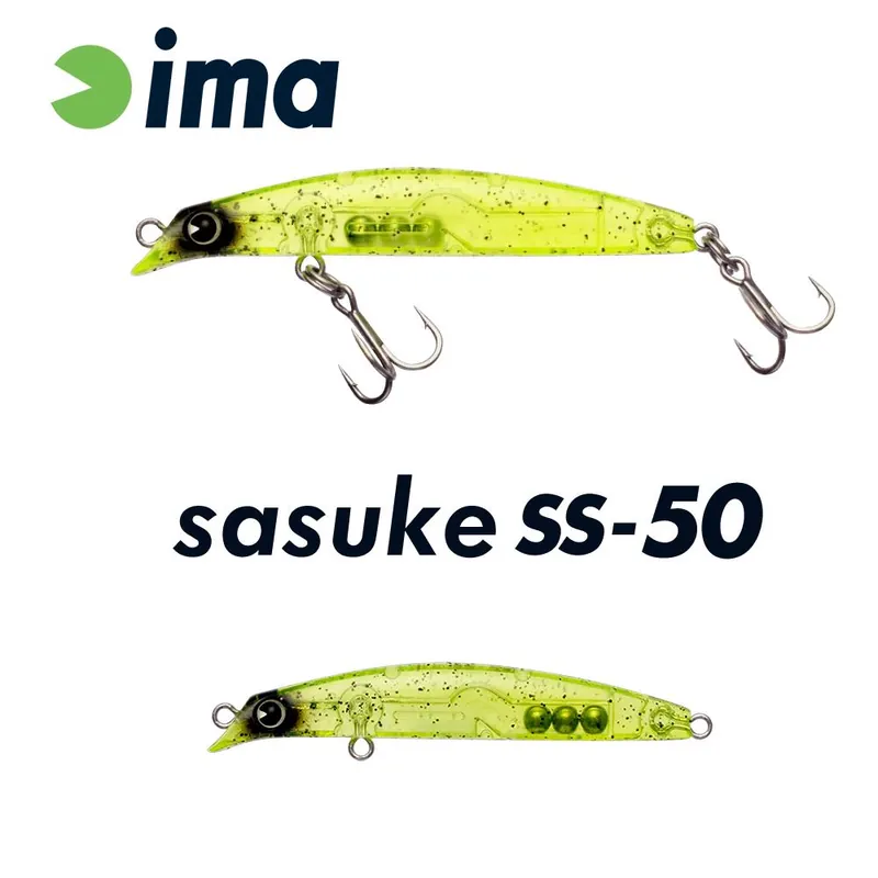 Ima Sasuke Ss-50 50mm 1.7g 004 Chart Pepper wobbler Direct Beschikbaar