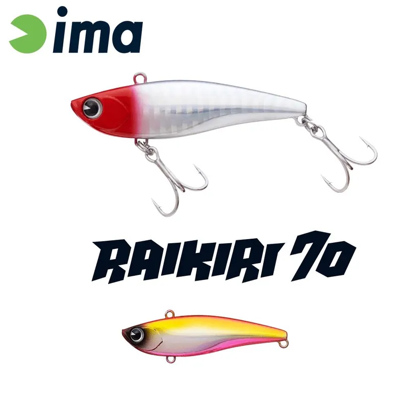 Ima Raikiri Vibration 70 70mm 15g 012 Pink & Pink wobbler Beperkt Aanbod