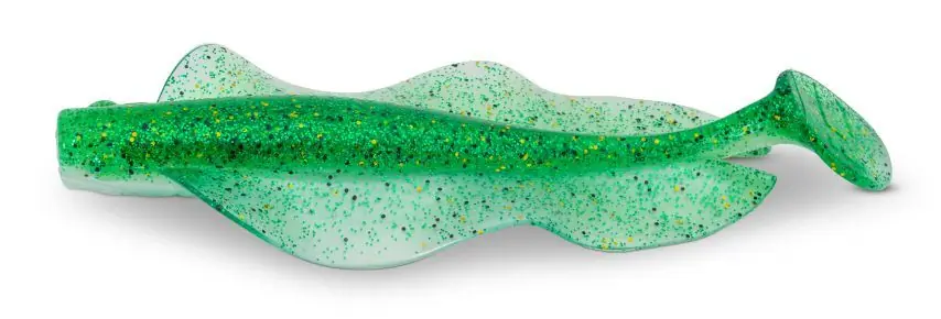 Hoge Kwaliteit IRON CLAW Barsch & Zander Wave Glider PGO 10cm / 5db gumihal