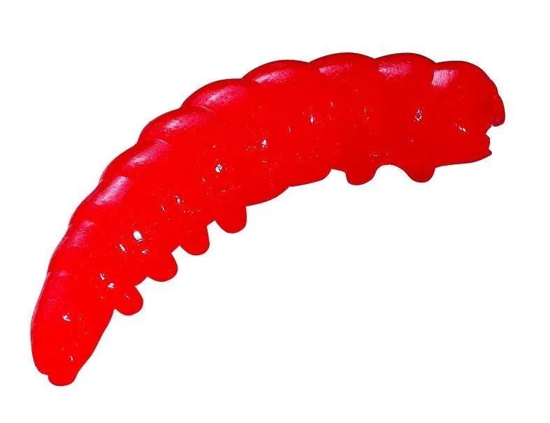 Berkley PowerBait EBPGHWORG POWER GARLIC HONEY WORM ORANGE gumihal Favoriet