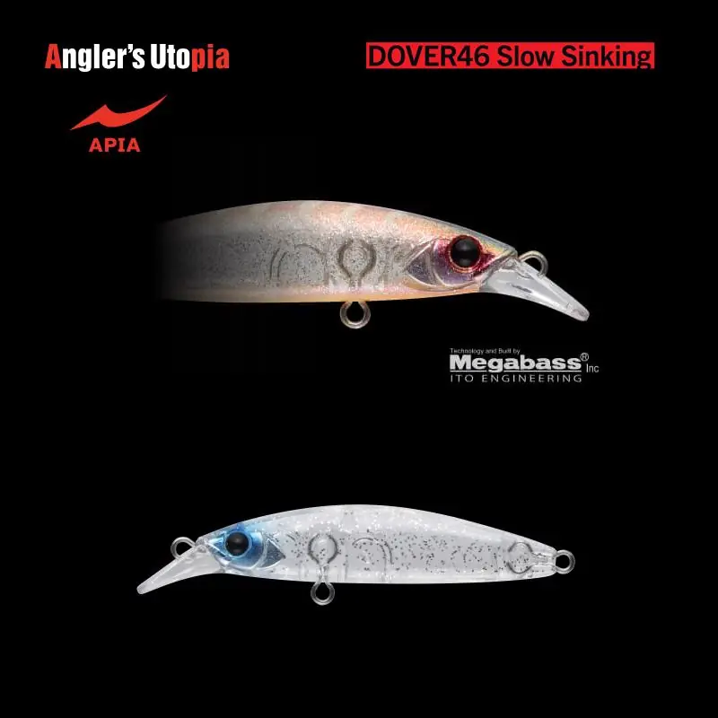 Apia Dover 46 Slow Sinking 46mm 2.3g 01 Shirasu Ichiban wobbler Veilige Betaling