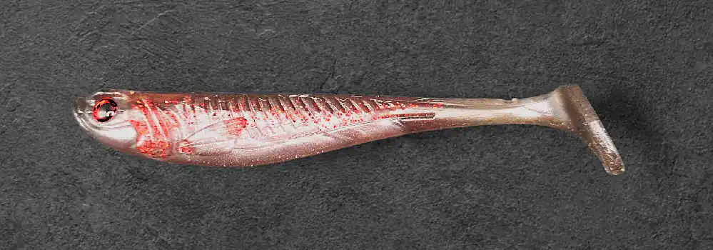 Nieuw Alpha Tackle Avci Blady barna /ezüst/ piros csillámokkal/ 12cm