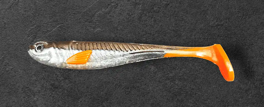 Alpha Tackle Avci Hot Chocolate barna /ezüst/narancssárga farokkal/ 12cm Lage Kosten