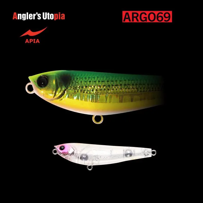 Actieprijs Apia Argo 69 8.5g 69mm 10 Peach Clear Glitter wobbler