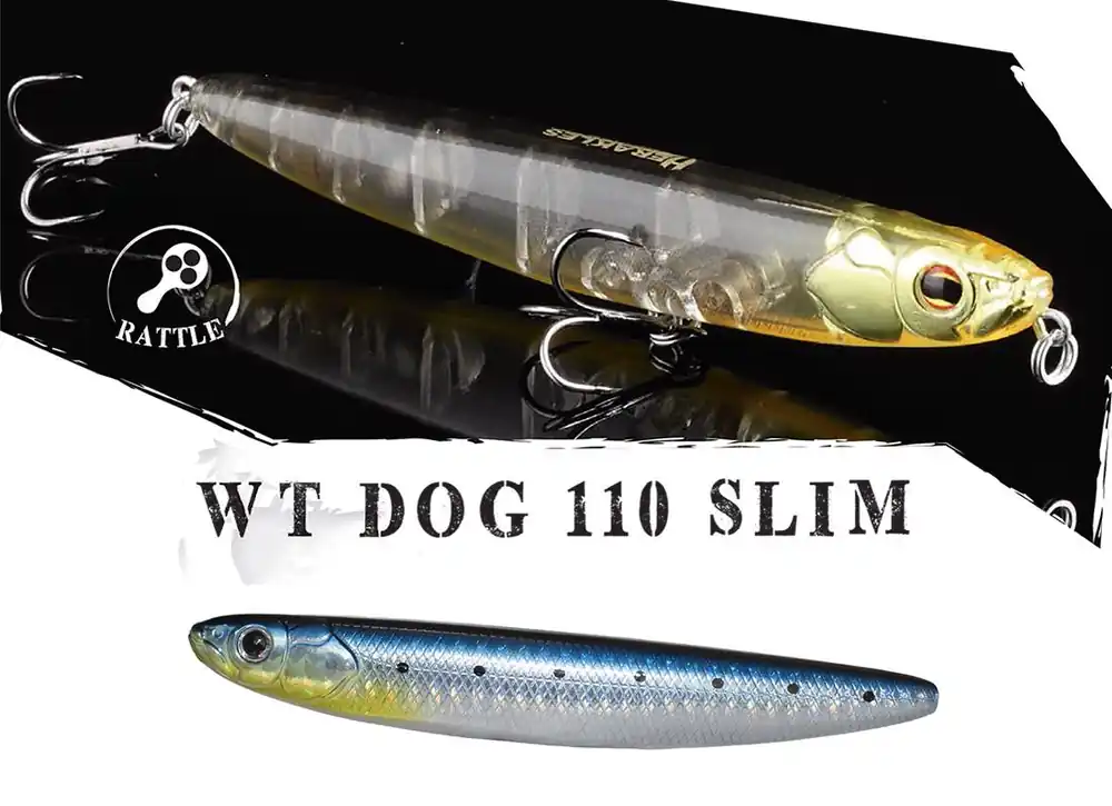 Betrouwbaar Herakles Wt-Dog 110 Slim 11cm 13.5g Sardina wobbler