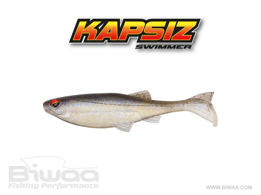 Direct Beschikbaar Biwaa Kapsiz 4" 10cm 315 Neon Scale Minnow gumihal