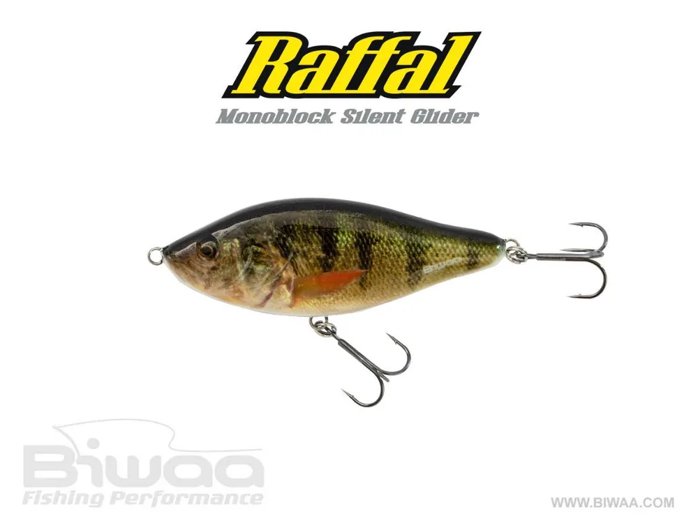 Korting Biwaa Glider Raffal 4" S 10cm 43g 39 Yellow Perch jerkbait