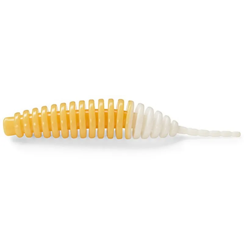 Premium FISHUP Tanta 2.5" (8pcs.), 134 - Cheese/White gumiféreg