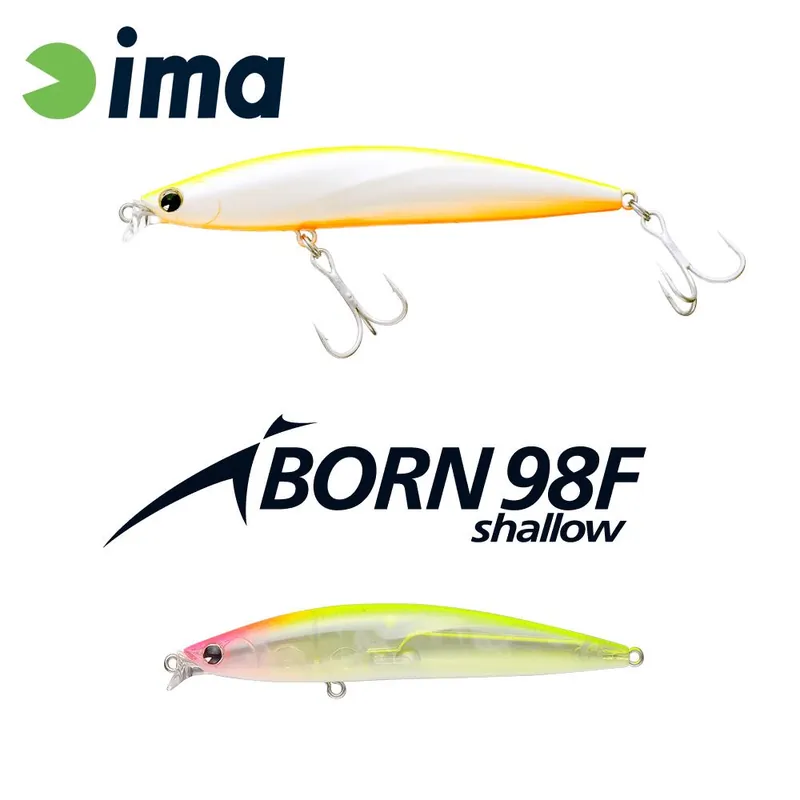 Ima Iborn 98F Shallow 98mm 13g 009 Buns Master wobbler Meest Verkocht