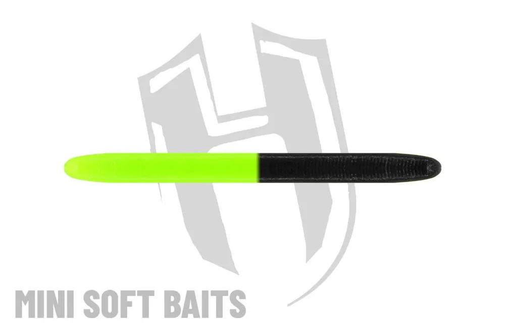 Herakles Rdb Worm 60mm Cheese Black Chartreuse gumigiliszta Uitverkoop