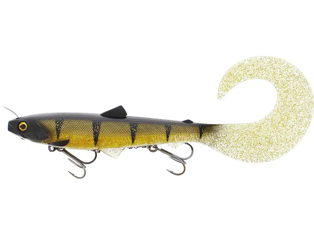 WESTIN BullTeez Curltail Inline 33cm 230g Sinking Cola Perch 1pc gumihal Populair