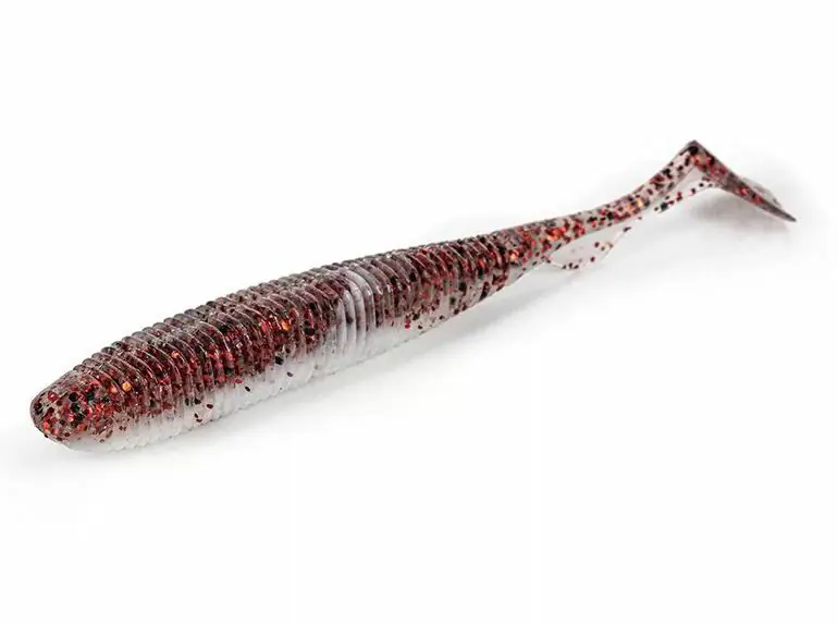 Molix RA Shad 3.5" / 581 - UV Bloody White gumihal Fabrieksprijs