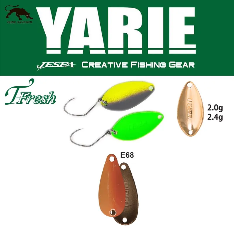 Yarie Jespa Yarie 708T T-Fresh 2.0g E68 Caramel Gold támolygó villantó Exclusieve Aanbieding