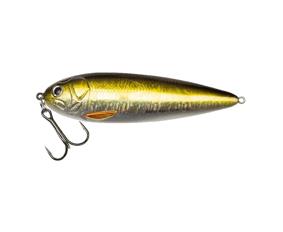 Direct Verzonden Abu Garcia Rattlin Atom 12cm/45g Golden Roach támolygó villantó
