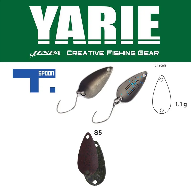 Yarie Jespa Yarie 706 T-Spoon 1.1g S5 Keime Light Pellet Favoriet
