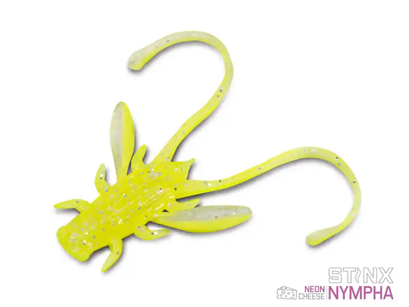 Műcsali Delphin B! Stinx NYMPHA / 20 db (2.5cm / NEON) gumibogár Bestel Nu