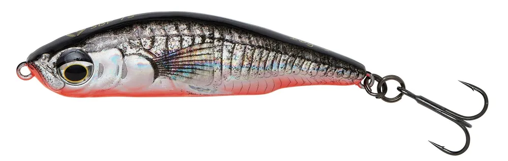 Laatste Kans Savage Gear 3D STICKLEBAIT PENCIL 6.5cm 10.5G S Black/Red wobbler