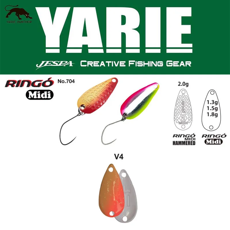 Yarie Jespa Yarie 704 Ringo Midi 1.8g V4mg Ice támolygó villantó Populair