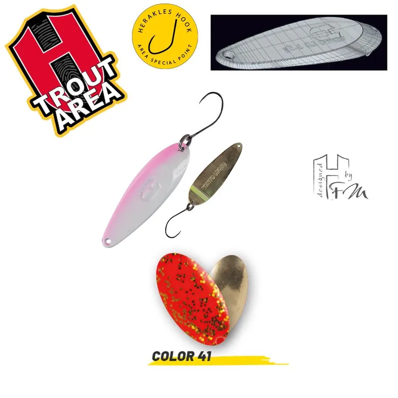 Herakles Area Spoon Vento Ld 3.5g Color 41 Electric Orange Bestel Nu